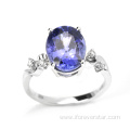 Tanzanite Value Sterling Silver S925 Ring Jewelry